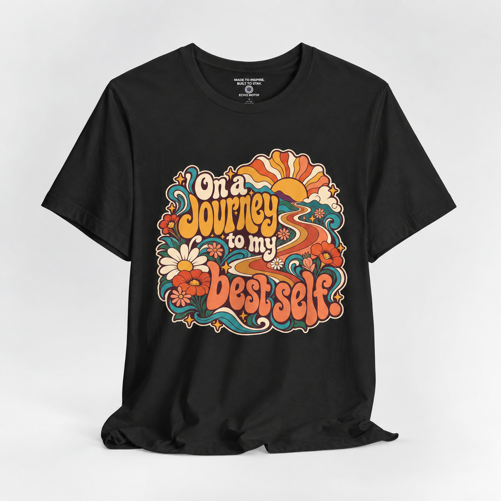 Echo Motif open shirt — Black