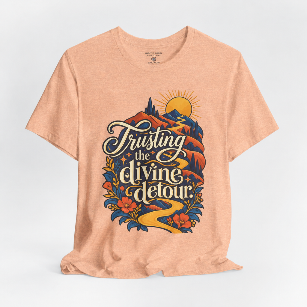 Echo Motif open shirt — Heather Peach