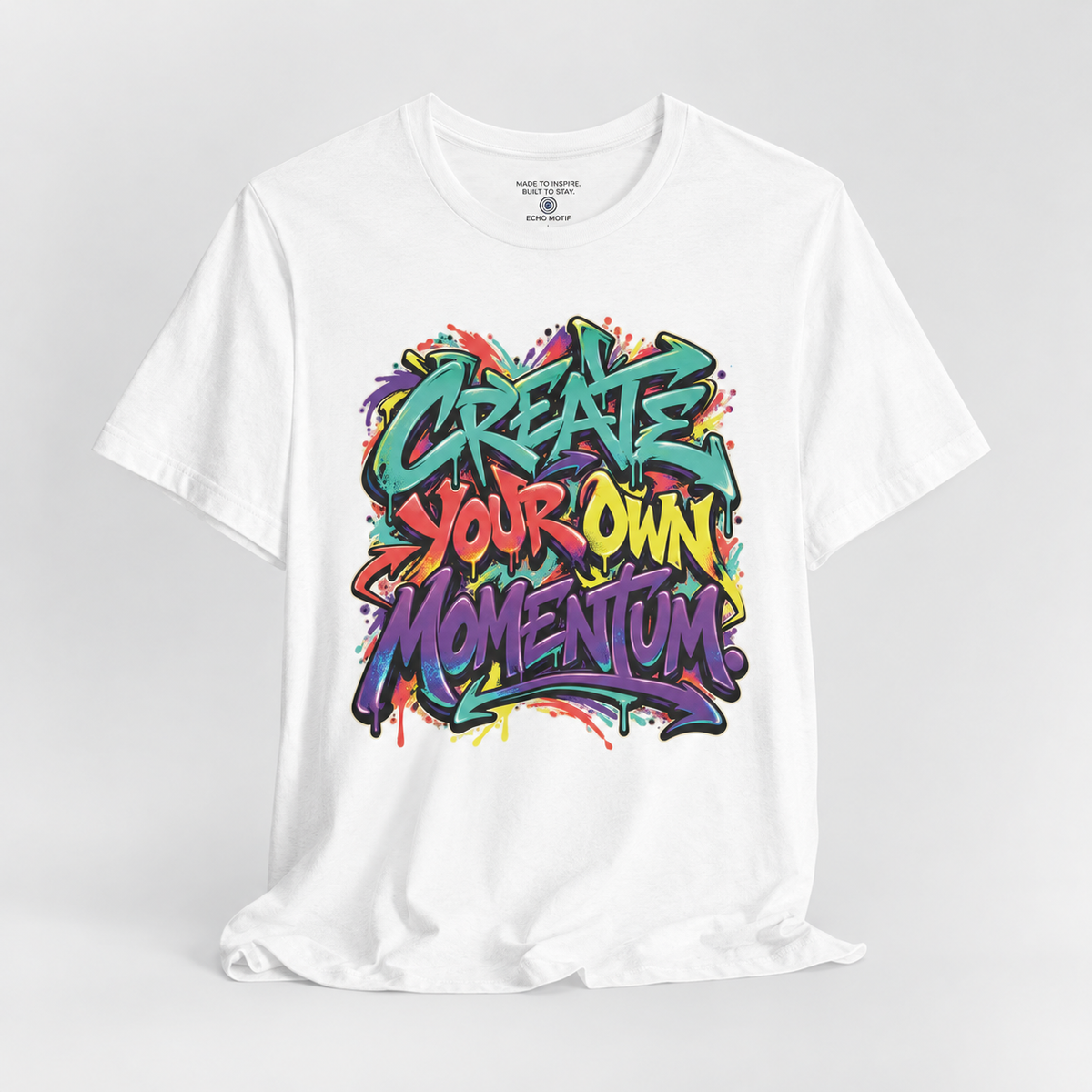 Echo Motif open shirt — White