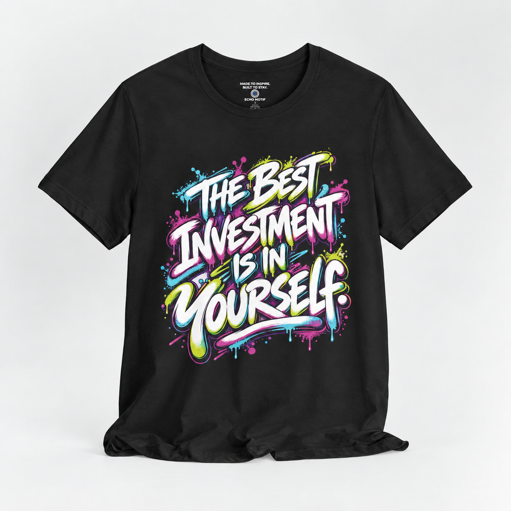 Echo Motif open shirt — Black