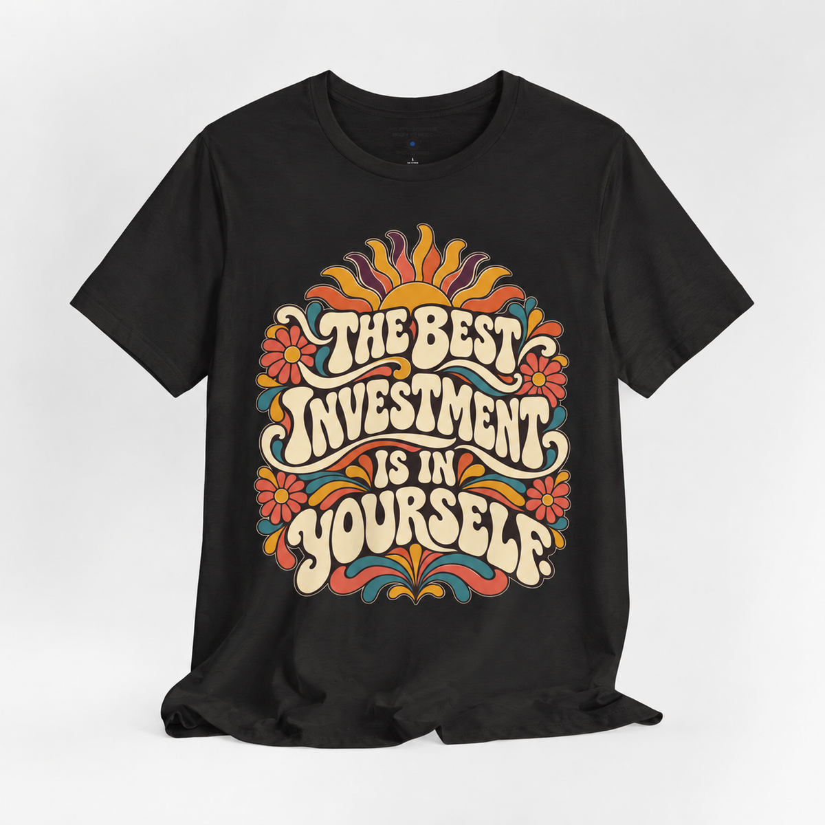 Echo Motif open shirt — Black