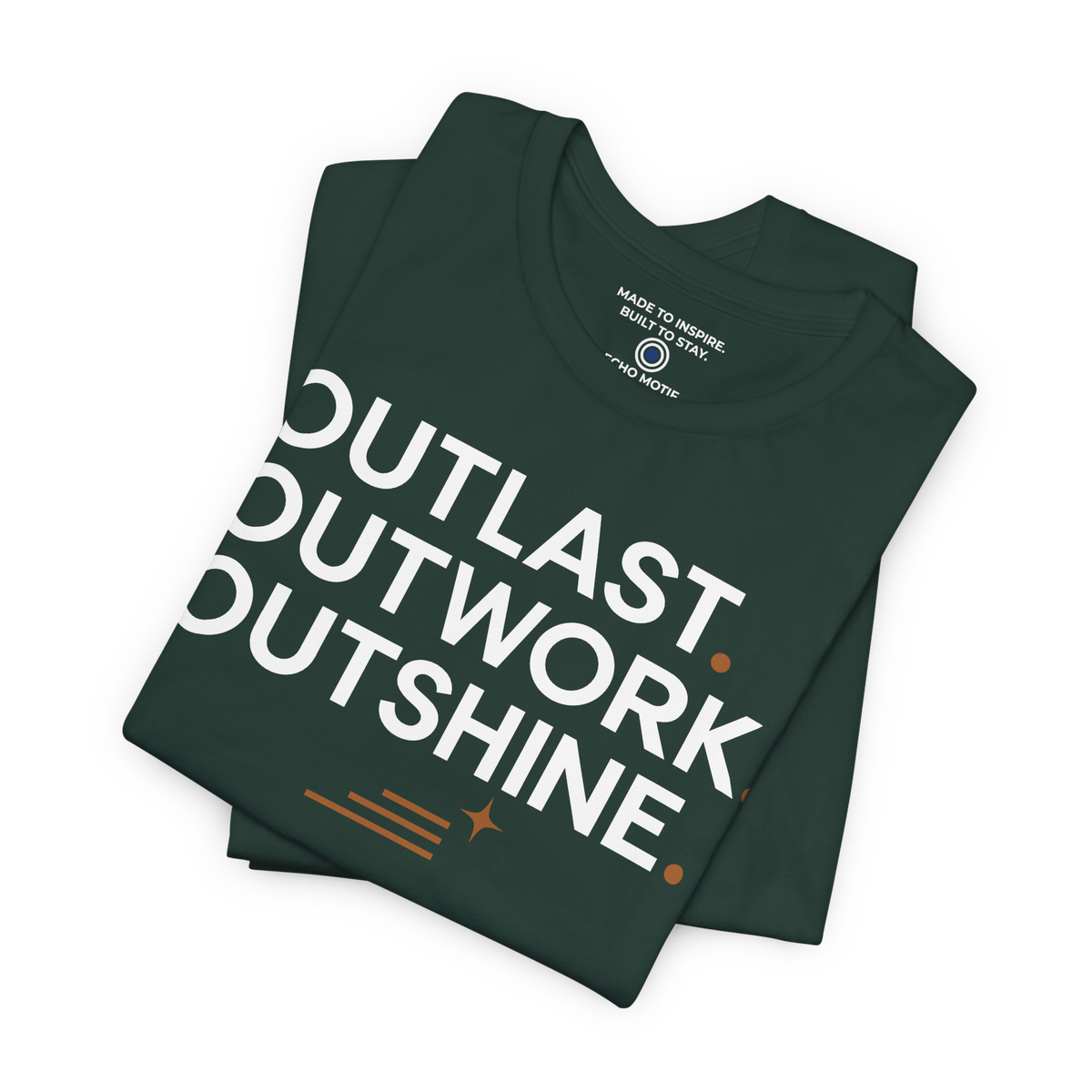 Outlast. Outwork. Outshine. — Modern & Minimalist — Forest — folded