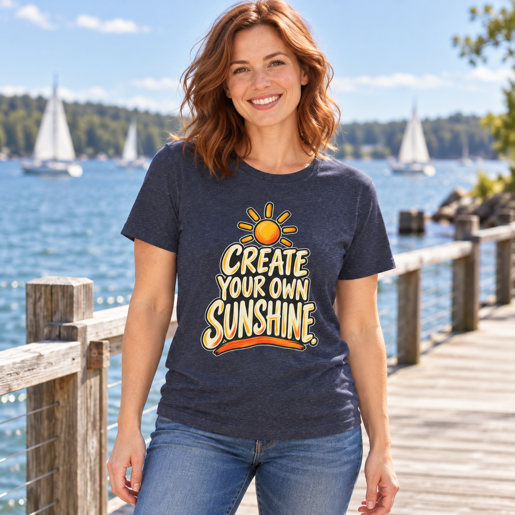 Create Your Own Sunshine. — Simple & Direct — Heather Navy — lifestyle