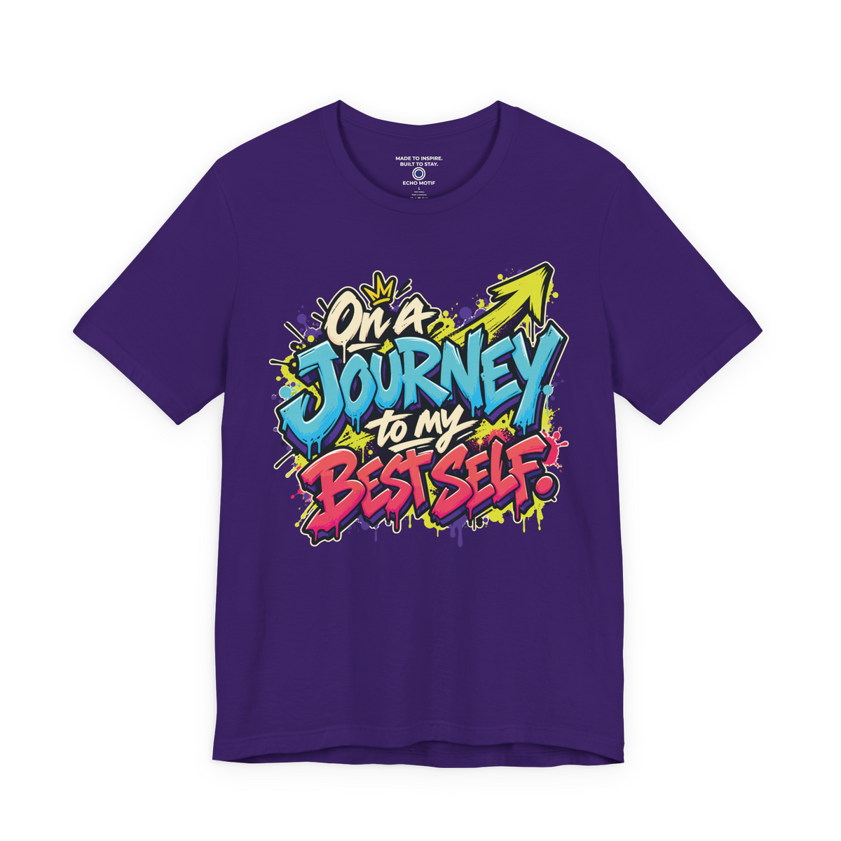 On a Journey to My Best Self. — Graffiti & Street Art — Team Purple — front