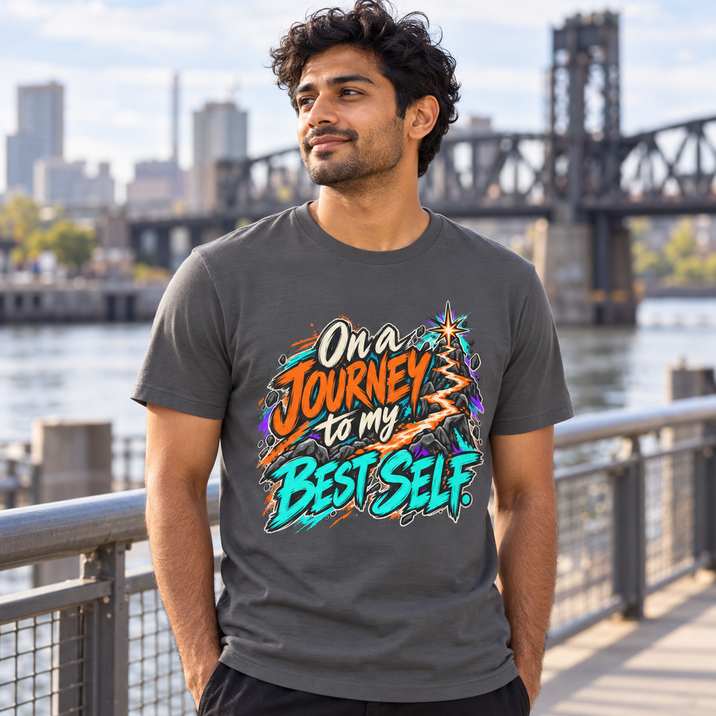 On a Journey to My Best Self. — Grunge & Vibrant — Asphalt — lifestyle