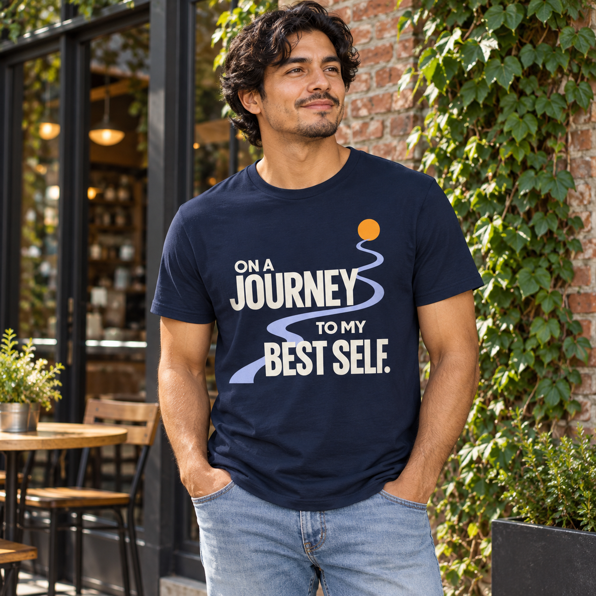 On a Journey to My Best Self. — Modern & Minimalist — Navy — lifestyle