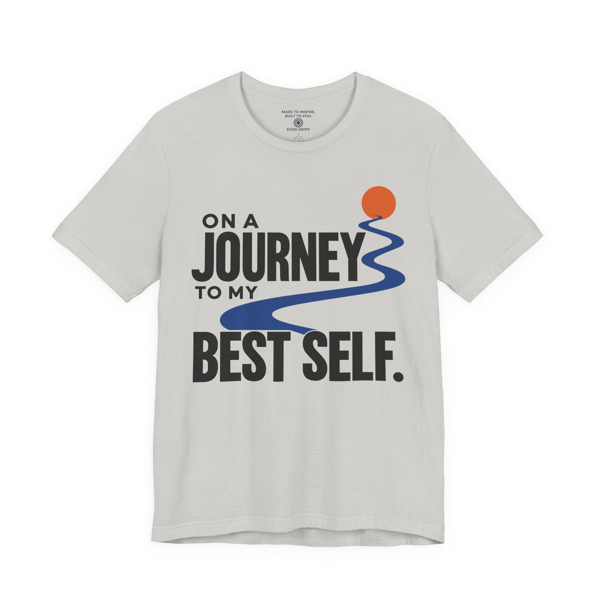 On a Journey to My Best Self. — Modern & Minimalist — Silver — front