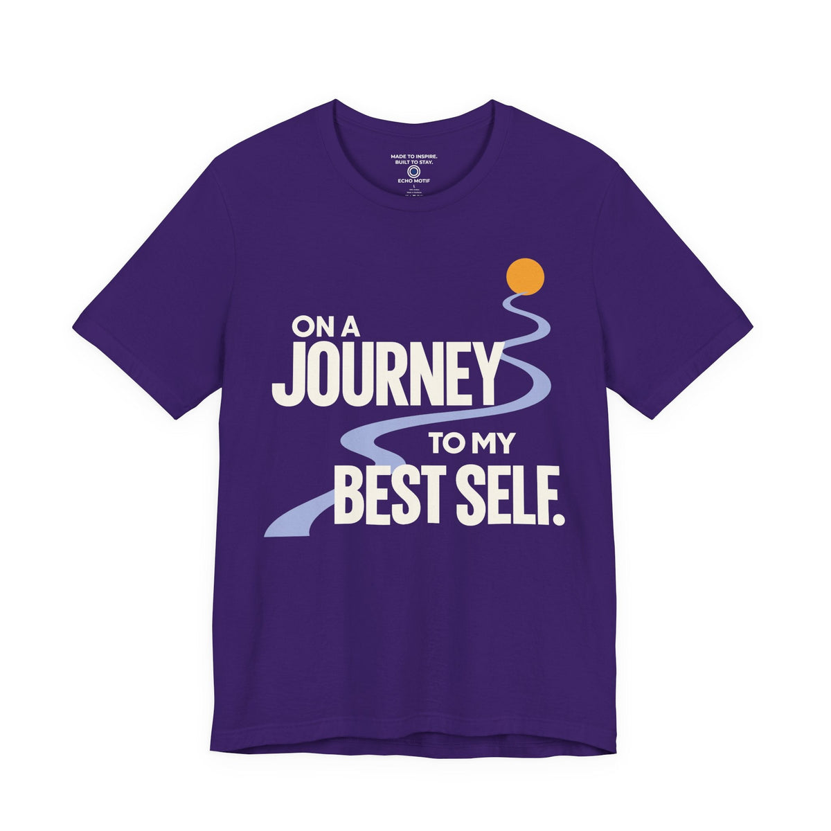 On a Journey to My Best Self. — Modern & Minimalist — Team Purple — front
