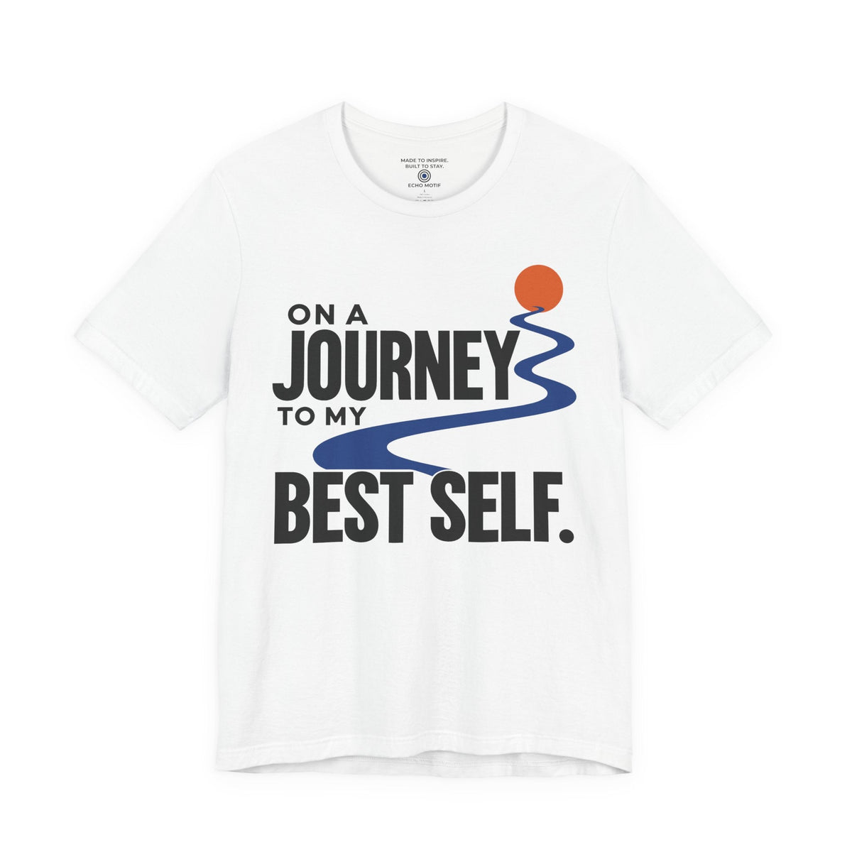 On a Journey to My Best Self. — Modern & Minimalist — White — front
