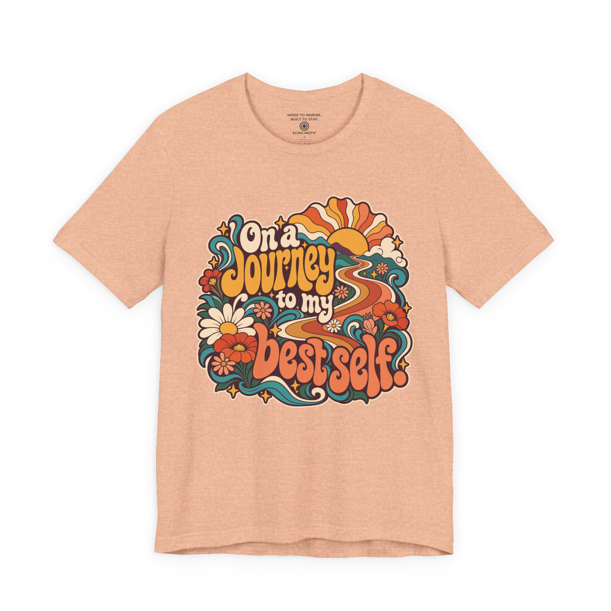 On a Journey to My Best Self. — Retro & Psychedelic — Heather Peach — front