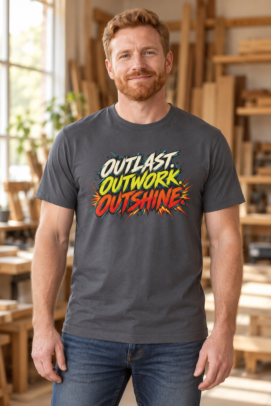 Outlast. Outwork. Outshine. — Grunge & Vibrant — Asphalt — lifestyle