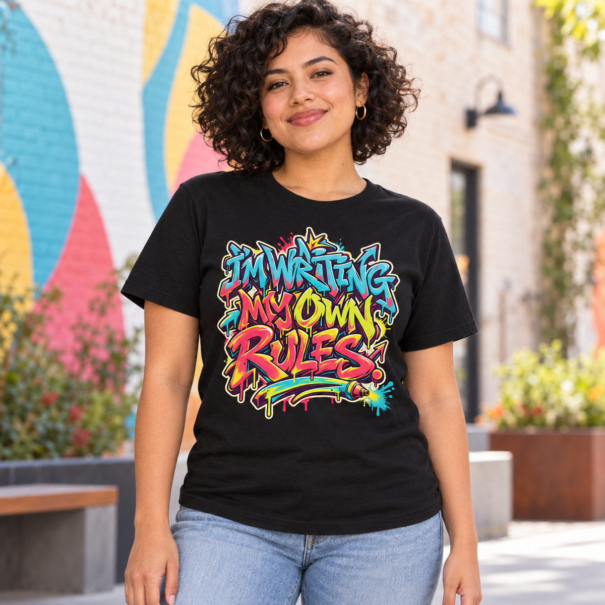I’m Writing My Own Rules. — Graffiti & Street Art — Black — lifestyle