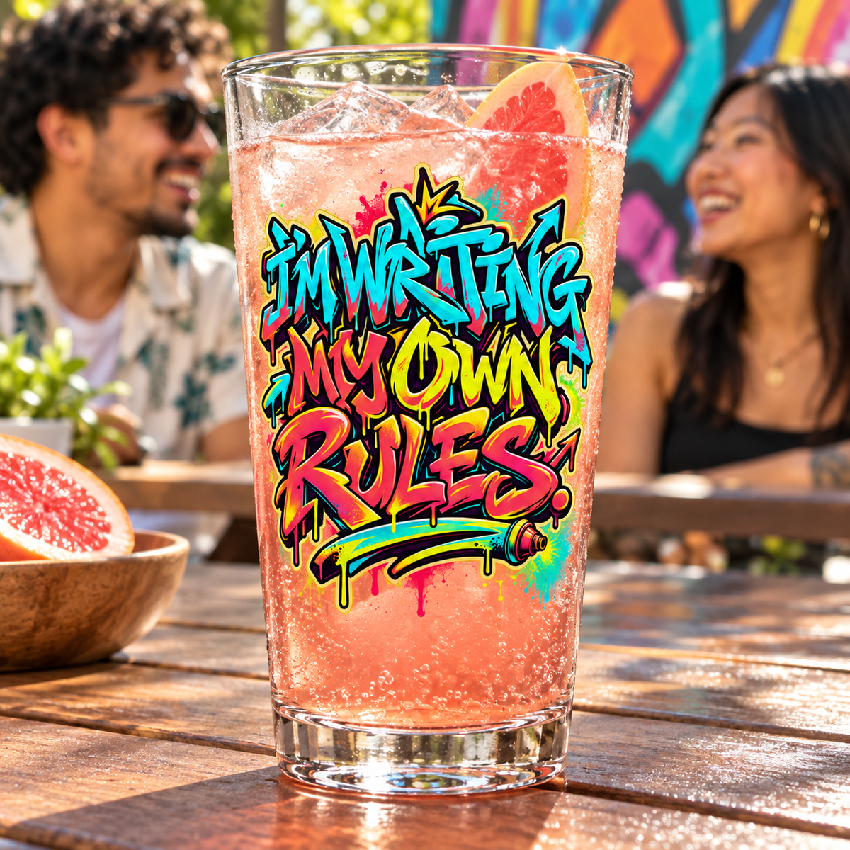 I’m Writing My Own Rules. — Graffiti & Street Art — pint — lifestyle