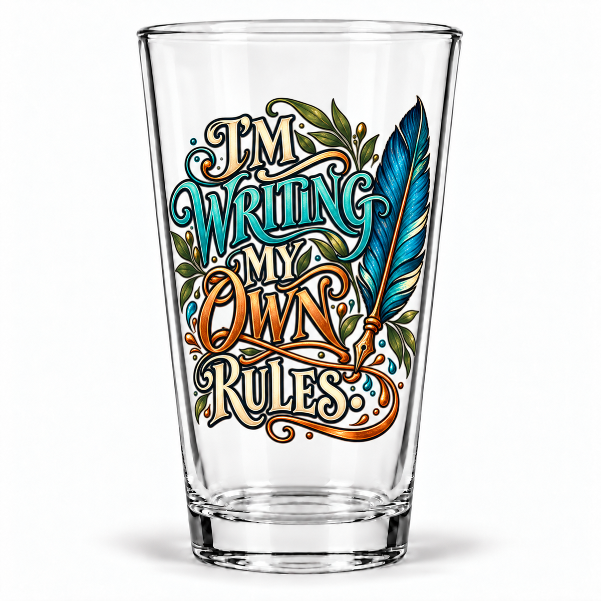 I’m Writing My Own Rules. — Inspirational & Artistic — pint — hero