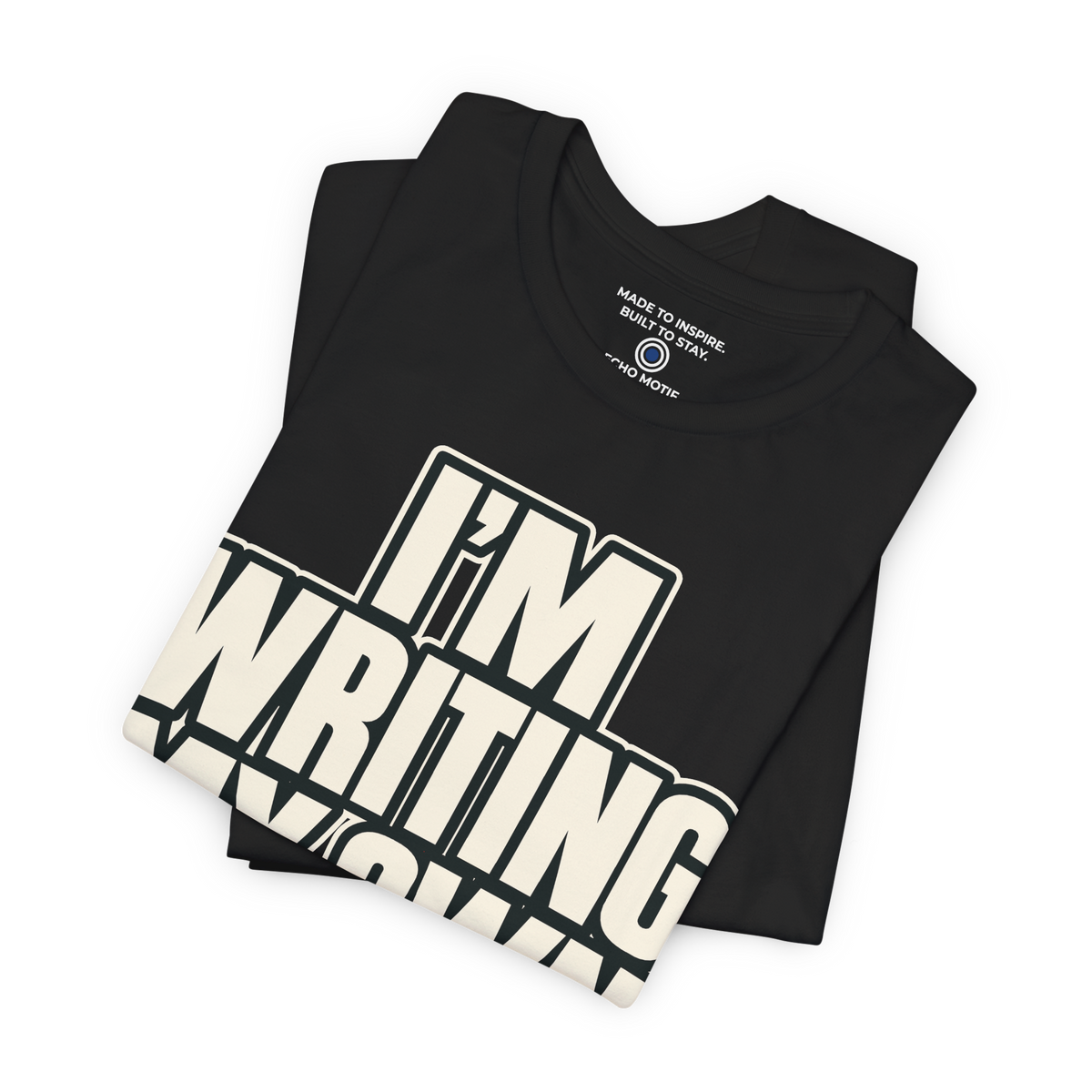 I’m Writing My Own Rules. — Simple & Direct — Black — folded