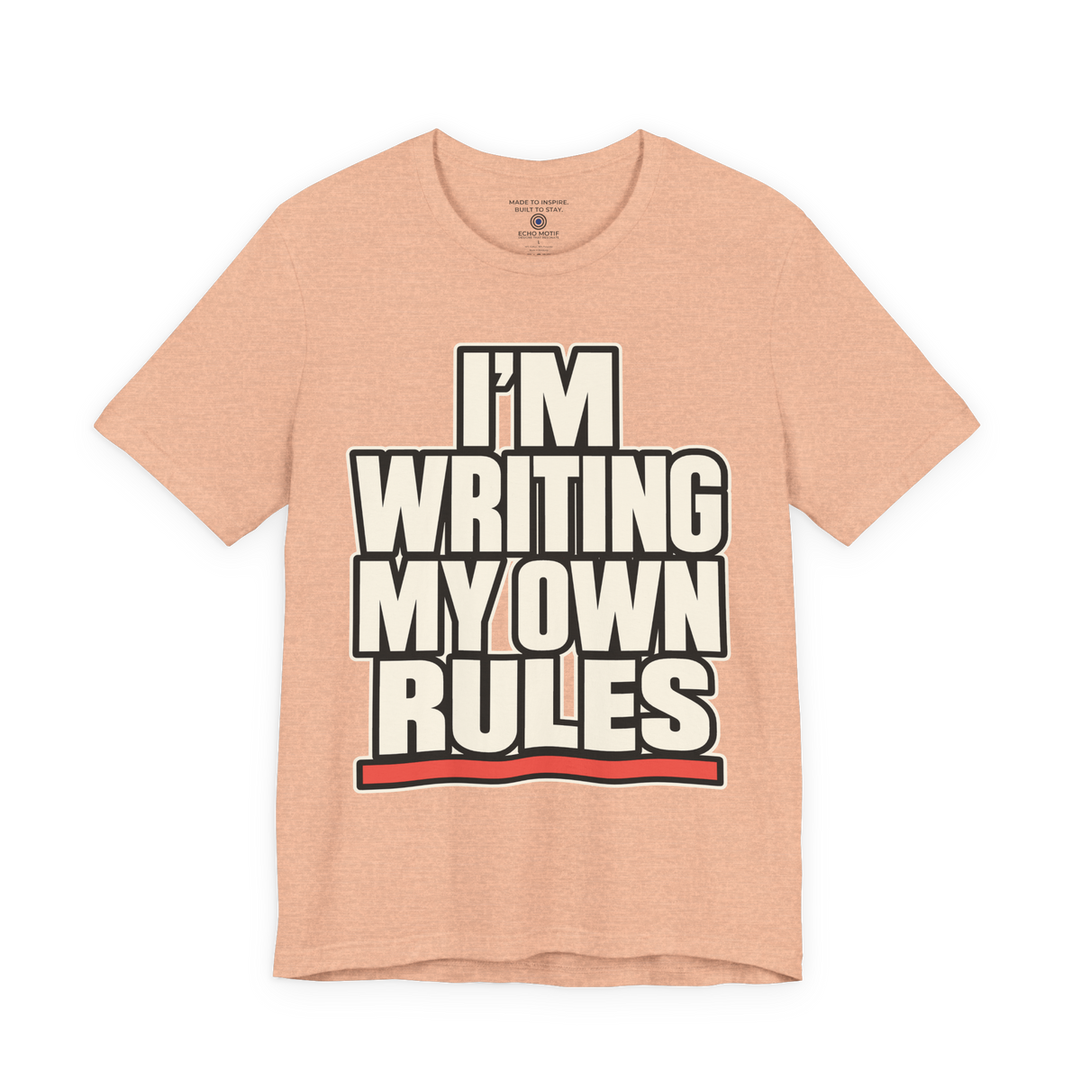 I’m Writing My Own Rules. — Simple & Direct — Heather Peach — front